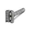 VIKINGS BLADE Adjustable Double Edge Safety Razor Luxury Case Smooth Reusable EcoFriendly The Emperor Frosted Chrome