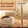EcoFriendly Razor Disposable Recycled Material Men Women Shaving Razor Twin Blade Biodegradable Wheat Straw 50 Count Pac