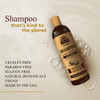 OKAY for MEN Castor Oil Hair Beard Shampoo Hydrating Shampoo for Healthy Hair Beard Growth Moisturizing Care Strengthen