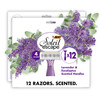 BIC Soleil 4 Escape Scented Womens Disposable Razors 4 Blades Comfortable Shave Lavender Eucalyptus Scented Handle Shavi