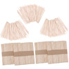 Senkary 500 Pieces Wooden Wax Sticks Waxing Spatula Applicators Wood Craft Sticks for Body Eyebrow Legs Face Hair Remova