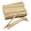 SelfTek 100 Pcs Wooden Wax Applicator Spatulas Sticks for Hair Removal and Smooth Skin Wax Popsicle Stick Eyebrow Waxing