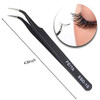Eyelash Tweezers FEITA Precision Eyelash Extension Tweezers Set Professional Straight Curved Pointed Very Fine Tip Tweez