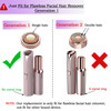 Facial Hair Remover Replacement Heads for Generation 1 Finishing Touch Flawless Facial Hair Removal Tool for Women18K Go
