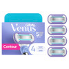 Gillette Venus Extra Smooth Swirl Womens Razor Blade Refills 4 Count