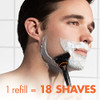 Gillette Fusion5 Razor Refills for Men 2 Razor Blade Refills
