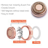 Facial Hair Remover Replacement Heads Compatible with Finishing Touch Flawless Facial Hair Removal Tool for Women As See