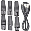 7 PCS Power Cord 5V Replacement Charger USB Adapter Suitable for Electric Hair Clippers Beard Trimmers Shavers Beauty In