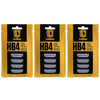 HeadBlade Mens HB4 Refill Shaving Razor Blades 4 Stainless Steel Blades for No Tugging or Pulling Shave Less Works for F