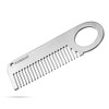 Airisland Stainless Steel Keychain Comb Small Pocket Comb Mini Antistatic Beard Mustache Comb 315 inches