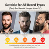 Aberlite Pocket Compact Beard Straightener for Men Ionic AntiScald Technology Beard Straightening Heat Brush Comb Ionic