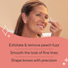 Finishing Touch Flawless DermaPlane Travel Pack Facial Exfoliator Hair Remover