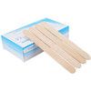 Hedume 600 Pack Large Wide Wax Sticks Wood Wax Spatula Applicator Body Hair Removal Craft Sticks Applicator Spatula