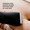 Meridian Trimmer Replacement Blade Onyx Ceramic Blades for Electric Body Pubic Hair Trimmer 1 Pack