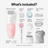 Braun SE5895 Epilator Hair Removal Device Epilator for Women Includes Shaver and Facial Cleansing Exfoliator Brush Attac