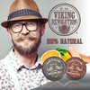 Viking Revolution Mustache Wax 2 Pack Beard Moustache Wax for Men Strong Hold Helps Train Tame Style Citrus Sandalwood 2