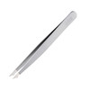 Rubis Evolution IonCoated Stainless Steel Tweezers Combined PointedSlanted Tips for Precise Eyebrows and Hair Removal 4K