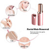 Facial Hair Removal for Women Painless Hair Remover Waterproof Shaver Razor Hair Remover with LED Light for Face Bikini