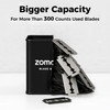 ZOMCHI Razor Blade Bank for Safety Razor Blade Storagement Used Double Edge Safety Razor Blade Disposal Case Black