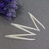 MosBug 12Pcs 80mm Contact Lens Tweezers Make Up Tool White