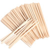 JANYUN 200 Pcs Eyebrow Wax Sticks Wax Applicator Wood Wax Spatulas for Face and Small Hair Removal Sticks Without Handle