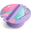 Tress Wellness Wax Warmer Silicone Liner Purple Easy to Clean Silicone Wax Warmer Bowls with 2x Silicone Spatulas Compat