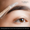 Tachibelle Wooden Wax Sticks Body Eyebrow Lip Nose Small Waxing Applicator Sticks for Hair Removal and Smooth Skin Profe