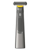 MicroTouch SOLO Titanium Rechargeable Beard Body Razor that Trims Edges Shaves and Grooms