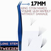 Eyelash Extensions Tweezers 3 Pieces Dolphin Shaped Tweezers and Curved Tip Tweezers for Eyelash Extensions Precision La