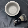 Vikings Blade Luxury Shaving Soap Bowl Sandblasted Steel for Fast Thick Lather Unbreakable Tactile Texture Great for Sta