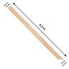 100 Pieces Small Wax Sticks Wood Spatulas Applicator Craft Sticks for Body Hair Eyebrow Lip Nose Removal SlantedRound Pa