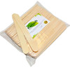 Karlash Large Wax Sticks Wood Waxing Craft Sticks Spatulas Applicators for Hair Removal Eyebrow and Body Pack of 100