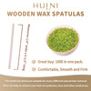 Huini 1000 Ct Wooden Waxing Applicators Sticks for Face Eyebrows Wax Spatula Hair Removal CDS023