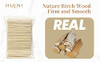 Huini 1000 Ct Wooden Waxing Applicators Sticks for Face Eyebrows Wax Spatula Hair Removal CDS023