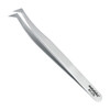 Metaleks Eyelash Extension Tweezers Soft In Use Light In Weight Matt Finish Stainless Steel LShape Tip for 2D 5D Sterili