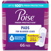 Poise Incontinence Pads Postpartum Incontinence Pads 4 Drop Moderate Absorbency Regular Length 66 Count Packaging May Va