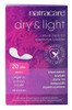 Natracare Dry Light Slim Natural and Absorbent Pads with Organic Cotton Cover for Light Urinary Incontinence 6 Pack 120