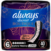 Always Discreet Boutique Incontinence Pads for Bladder Leaks Extra Heavy Absorbency Long Length 40 Count 2 Packs of 20
