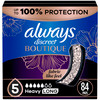 Always Discreet Boutique Adult Incontinence Postpartum Pads For Women Size 5 Heavy Long Abondant longues 28 Count x 3 Pa