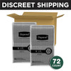 Depend Fresh Protection Adult Diapers Incontinence Underwear for Men Disposable Maximum Large Grey 72 Count 2 Packs of 3