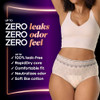 Always Discreet Boutique Incontinence and Postpartum Underwear for Women Maximum Protection SmallMedium Rosy 20 Count