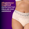 Always Discreet Boutique Incontinence and Postpartum Underwear for Women Maximum Protection SmallMedium Rosy 20 Count