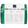 Abena AbriForm Comfort PlasticBacked Briefs Level 4 Medium To Large Sizes Large 12 Count