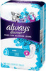 Always Discreet Ultra Thin Incontinence Liners Regular Length 30 ea Pack of 3