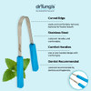 DrTungs Stainless Tongue Scraper Tongue Cleaner for Adults Kids Helps Freshens Breath Easy to Use Comfort Grip Handle Co