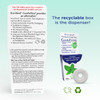 EcoDent GentleFloss Dental Floss Waxed Mint Floss with Vegan PlantBased Wax Recyclable Cardboard Packaging 100 Yds Daily