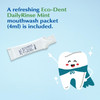 EcoDent GentleFloss Dental Floss Waxed Mint Floss with Vegan PlantBased Wax Recyclable Cardboard Packaging 100 Yds Daily