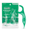 GUM Professional Clean Floss Picks Extra Strong ShredResistant Floss Easy Grip Handle Dental Flossers for Adults Fresh M