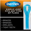 DenTek Floss Threaders For Braces Bridges and Implants 50 Count Pack of 6