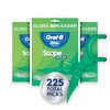 OralB Glide Mint Dental Floss Picks with Long Lasting Scope Flavor 3 Pack of 75 Picks 225 Total